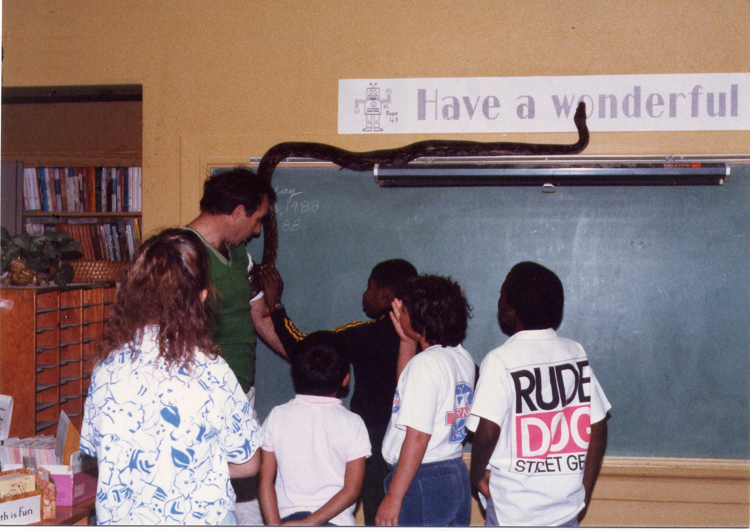 Ben in classroom